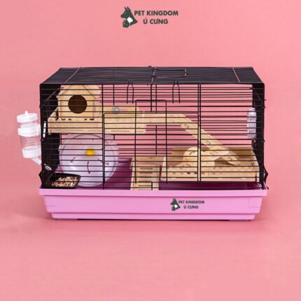 Lồng Hamster 47x30x30cm Gỗ 3 tầng