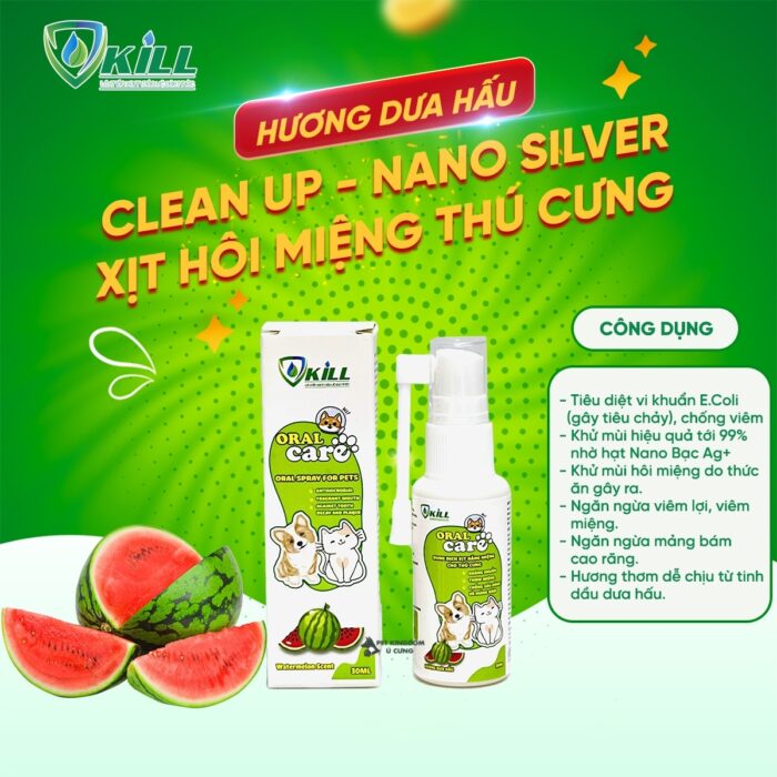 Dung Dịch Xịt Răng Miệng Cho Chó Mèo Oral Care 30ml