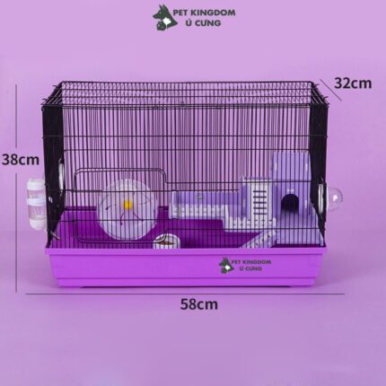 Lồng Hamster Full Phụ Kiện Size 58x38x32cm