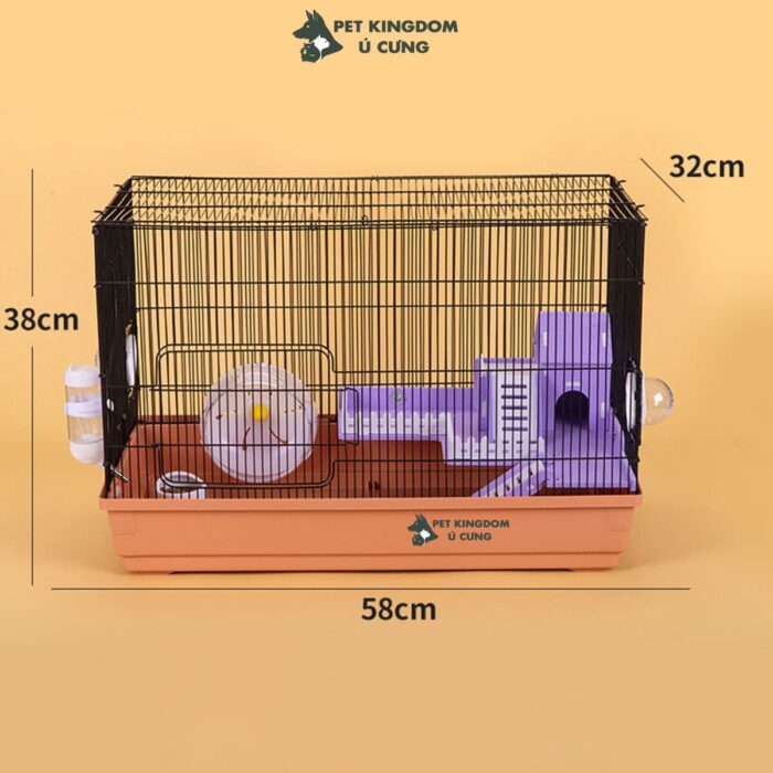 Lồng Hamster Full Phụ Kiện Size 58x38x32cm