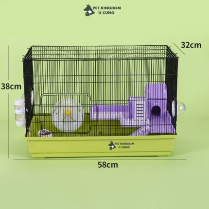 Lồng Hamster Full Phụ Kiện Size 58x38x32cm