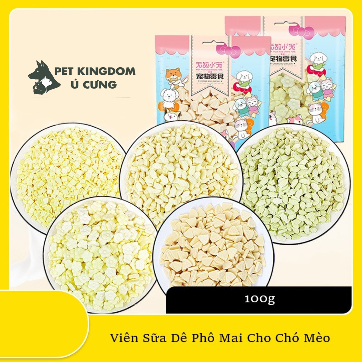 banh-thuong-pho-mai-sua-de-cho-cho-meo-goi-100g Bánh Thưởng Phô Mai Sữa Dê Cho Chó Mèo Gói 100g