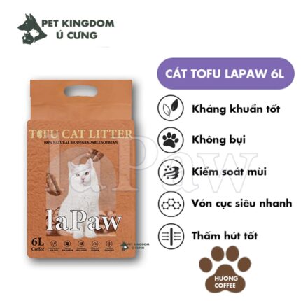 Cát Đậu Nành Cho Mèo Lapaw Gói 6L