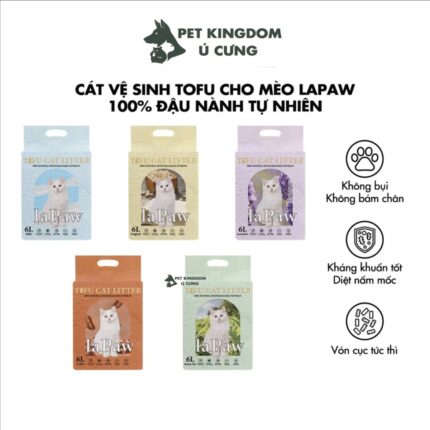 Cát Đậu Nành Cho Mèo Lapaw Gói 6L