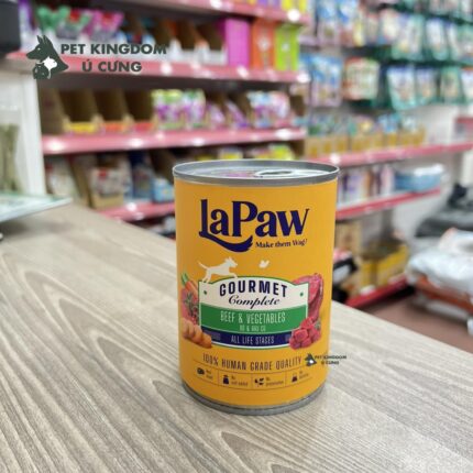 Pate Cho Mèo Lapaw Gourmet Dạng Nhuyễn Lon 85g, 375g