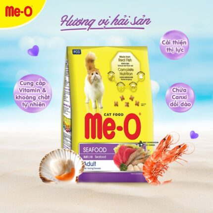 Thức Ăn Hạt Khô Cho Mèo Me-o Gói 350g